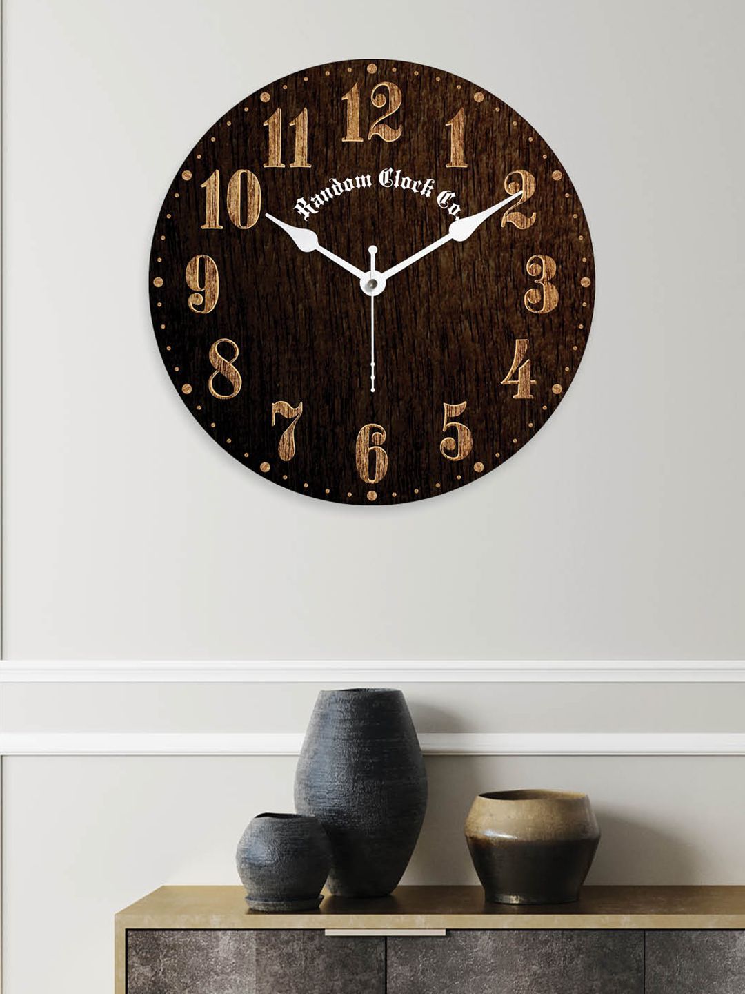 RANDOM Printed Contemporary Wall Clock Price in India