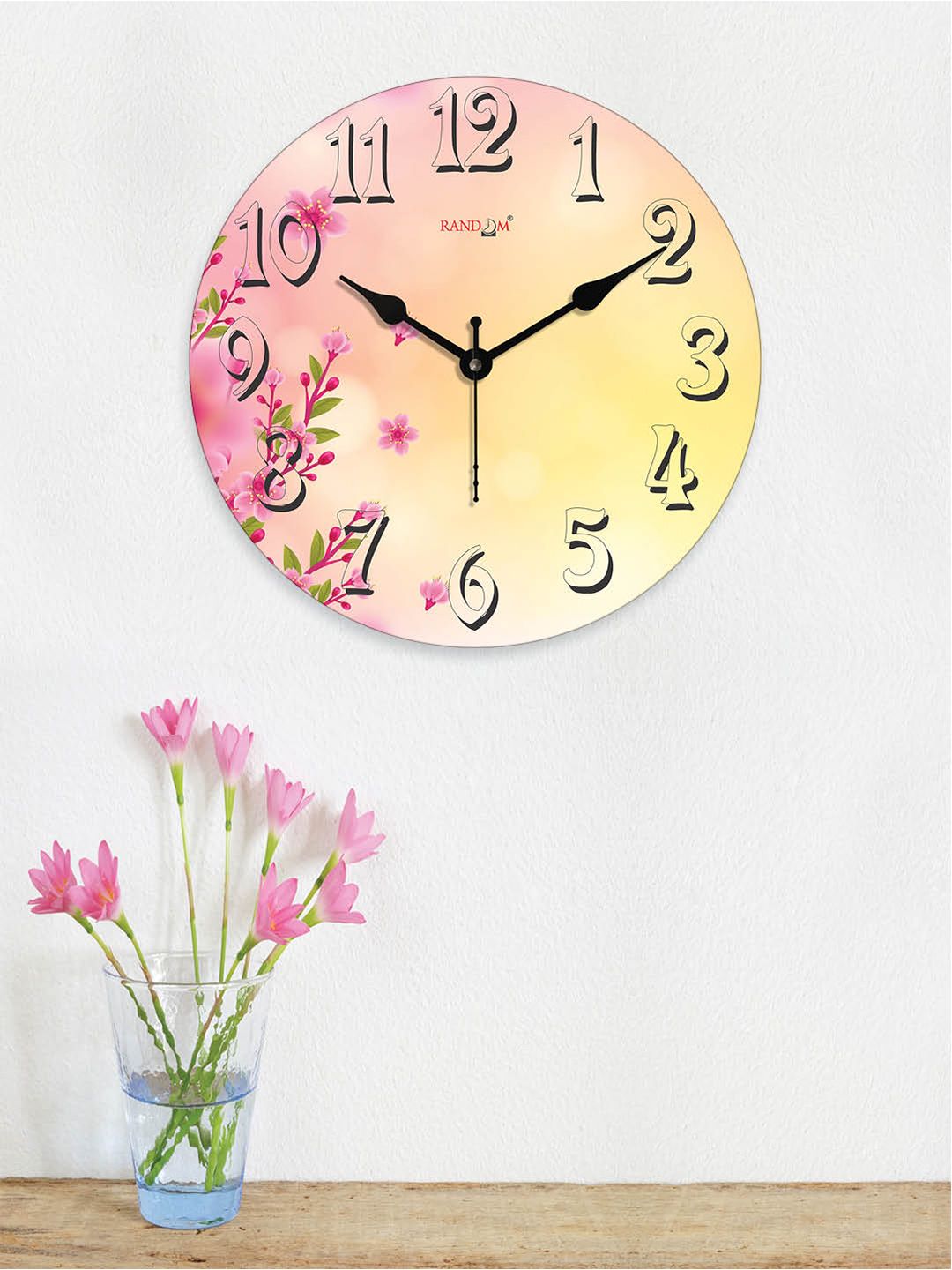 RANDOM Printed Contemporary Wall Clock Price in India