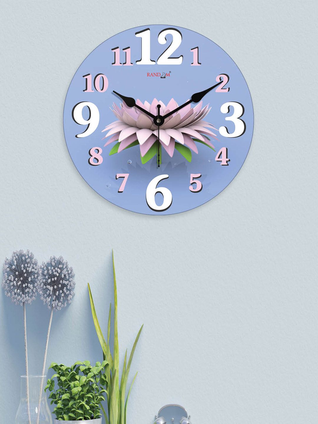 RANDOM Printed Contemporary Wall Clock Price in India