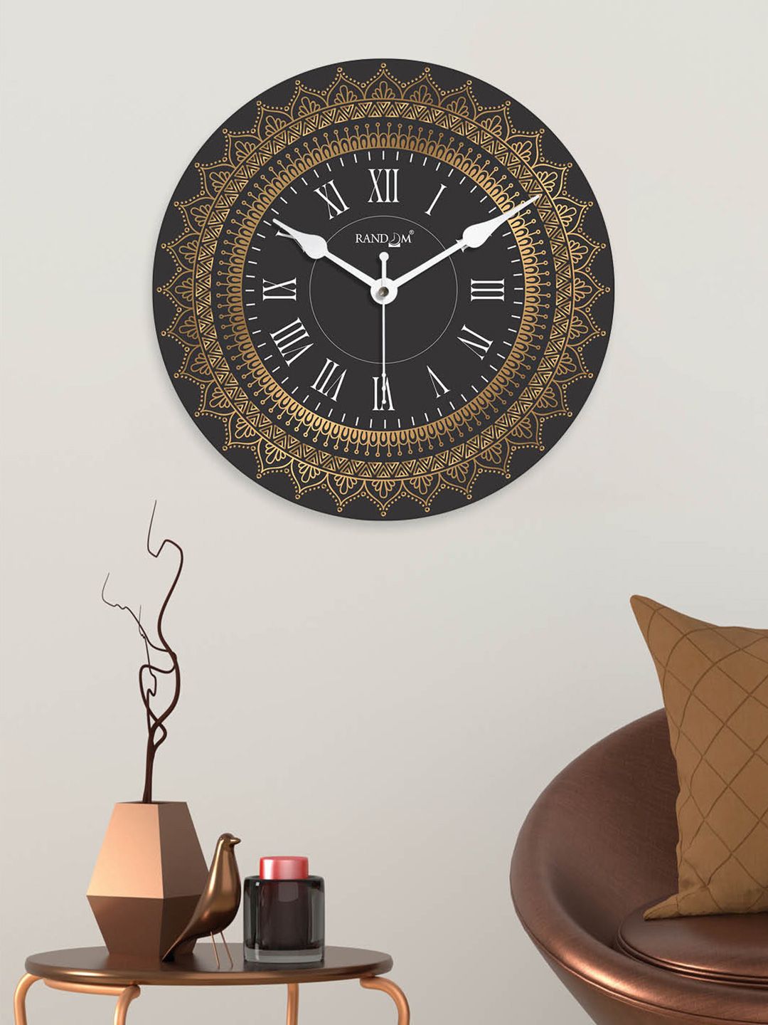 RANDOM Printed Contemporary Wall Clock Price in India