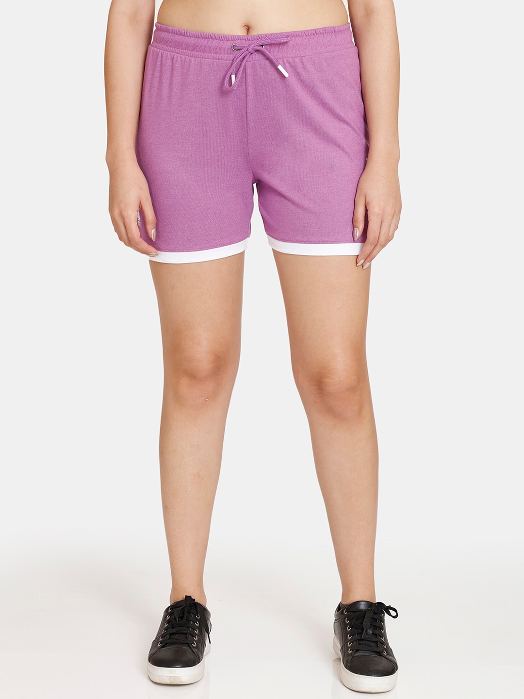 Rosaline by Zivame Women Purple Shorts Price in India