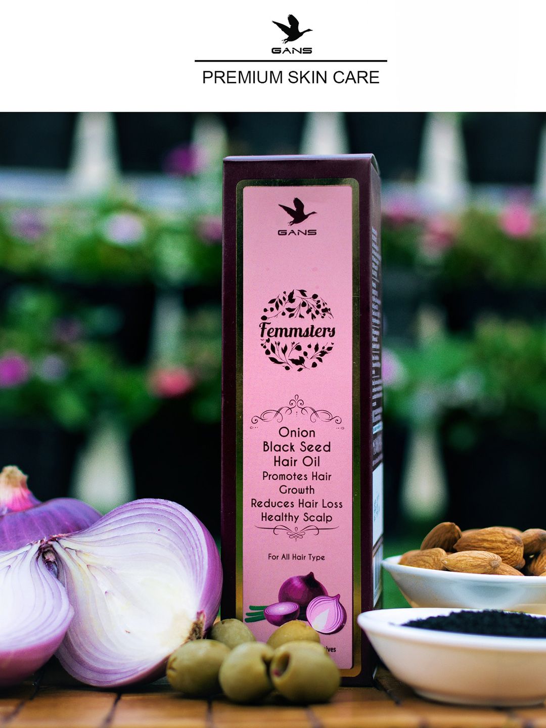 Gans Onion Black Seed Hair Oil
