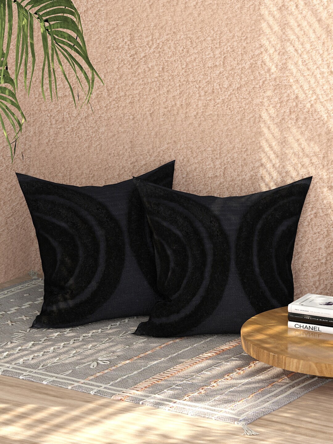 Sangria Set of 2 Square Cushion Covers Price in India