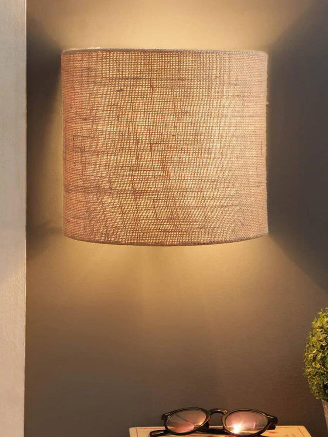 Foziq Brown Textured Wall Lamps Price in India