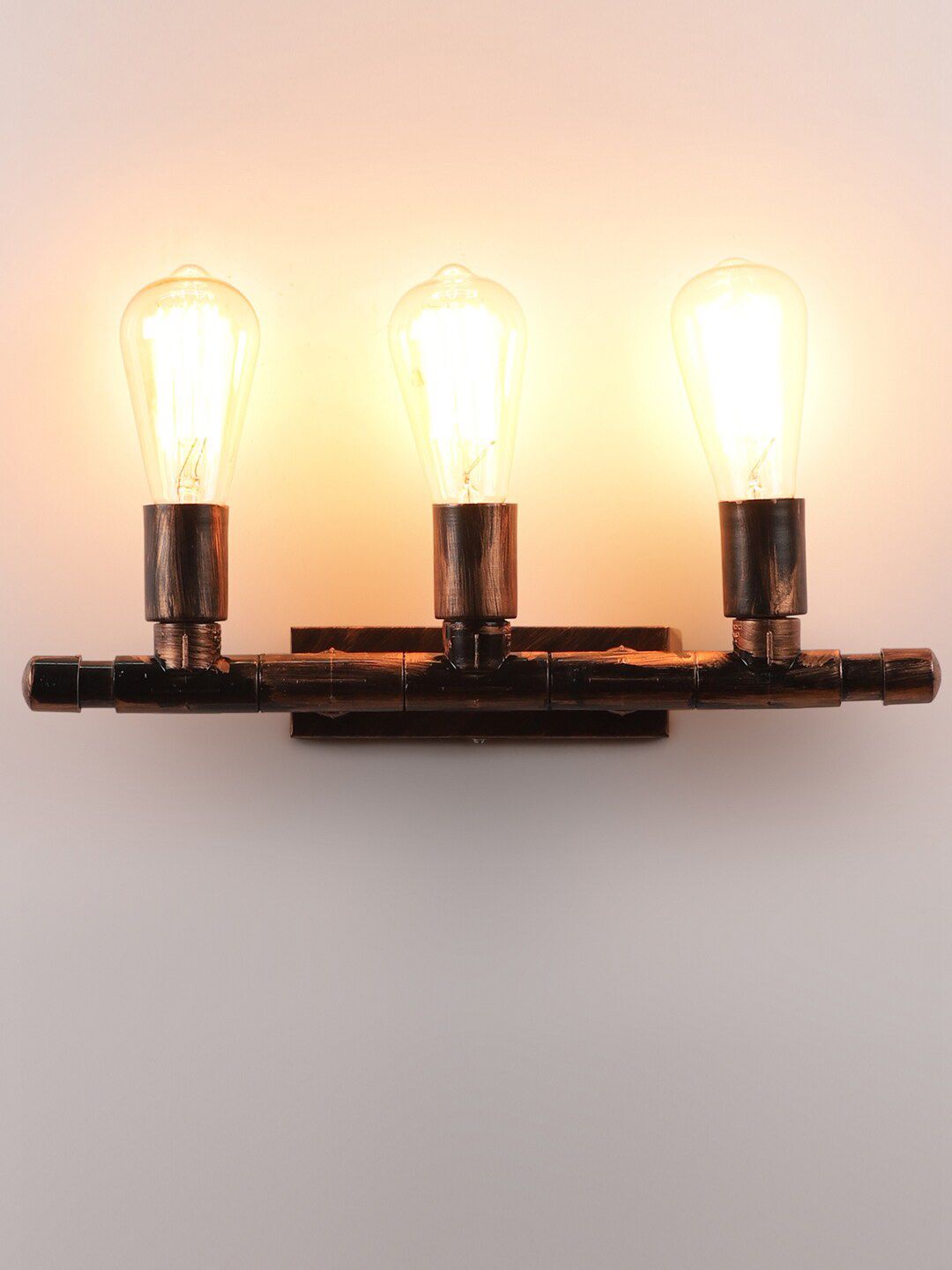 Foziq Brown Industrial Side Wall Lamps Price in India