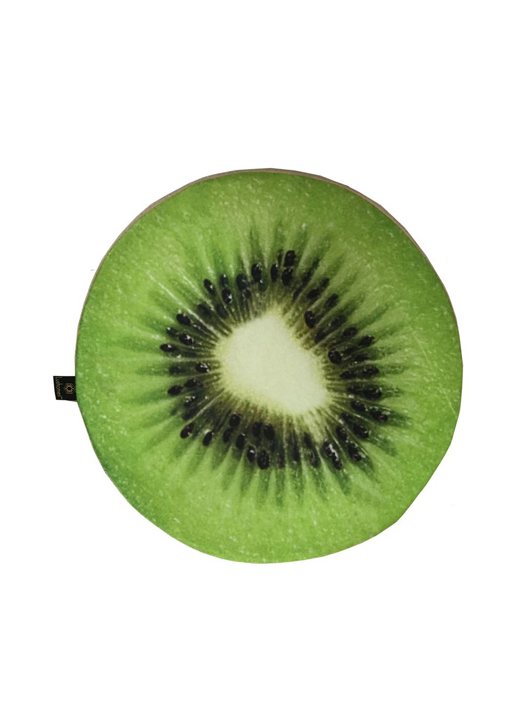 Lushomes Pack of 2 Green Kiwi Print Seat Pads Price in India