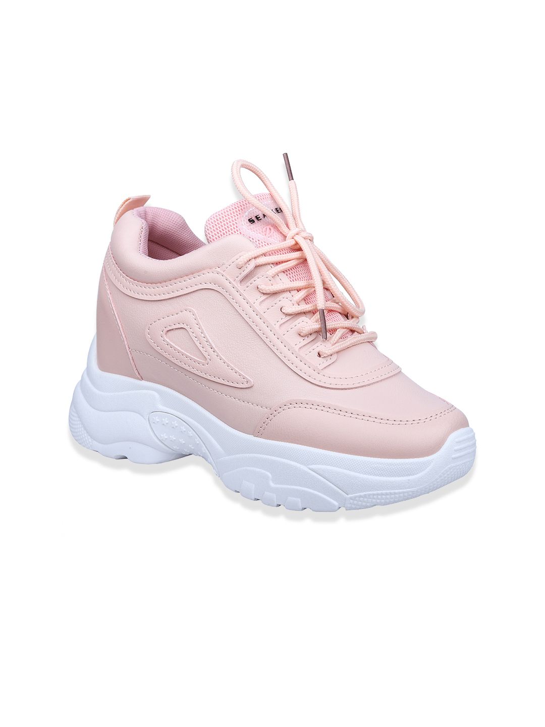 CASSIEY Women Pink High-Top Walking Shoes Price in India