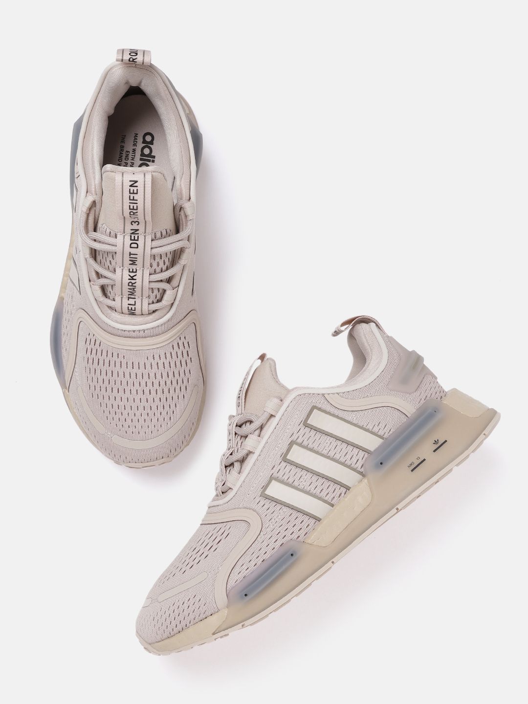 adidas gazelle silver green womens Shop Off White Mens adidas NMD R1 Lace Up Sneakers – Shoebacca main image 1