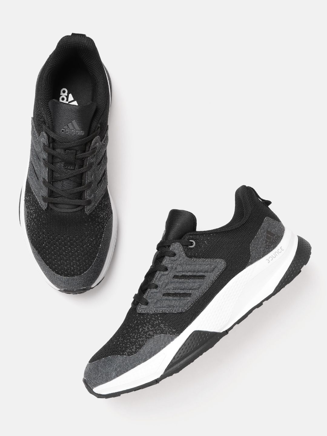 ADIDAS Men Woven Design Evolve Run Shoes