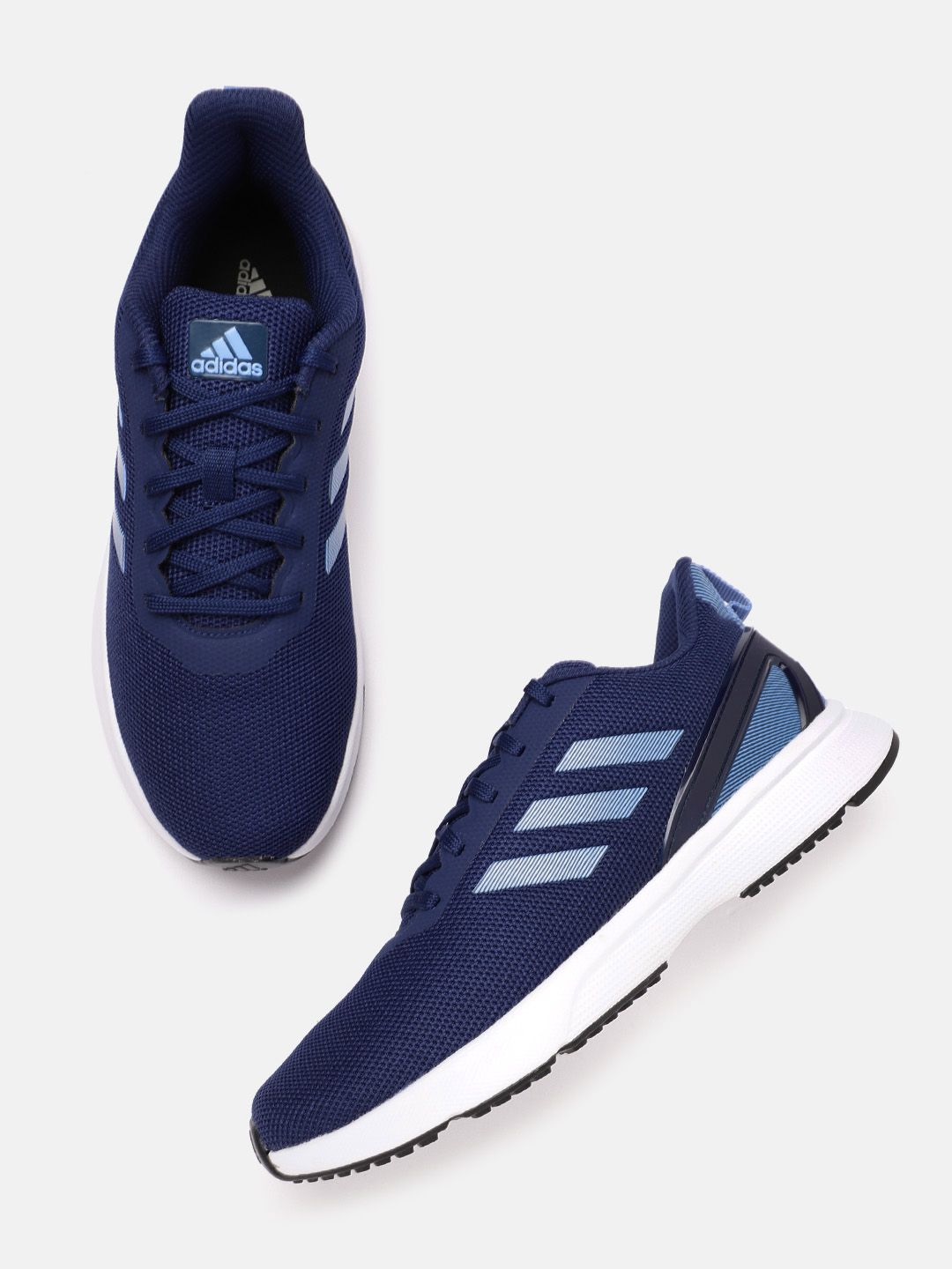 ADIDAS Men Woven Design Striped Detail Run Ally Running Shoes