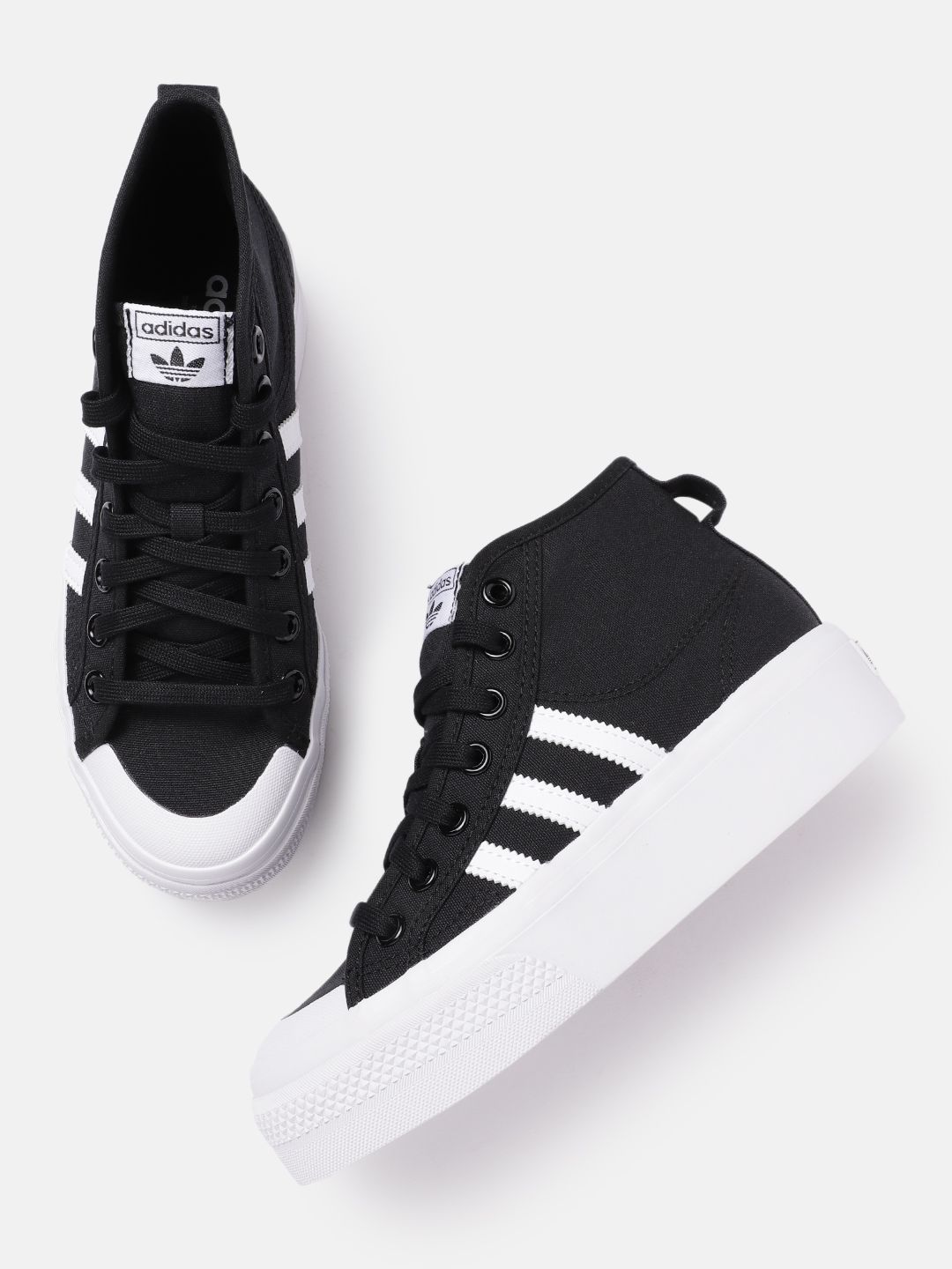 Buy ADIDAS Originals Women Mid-Top Nizza Platform Sneakers - Casual Shoes  for Women 20071924 | Myntra