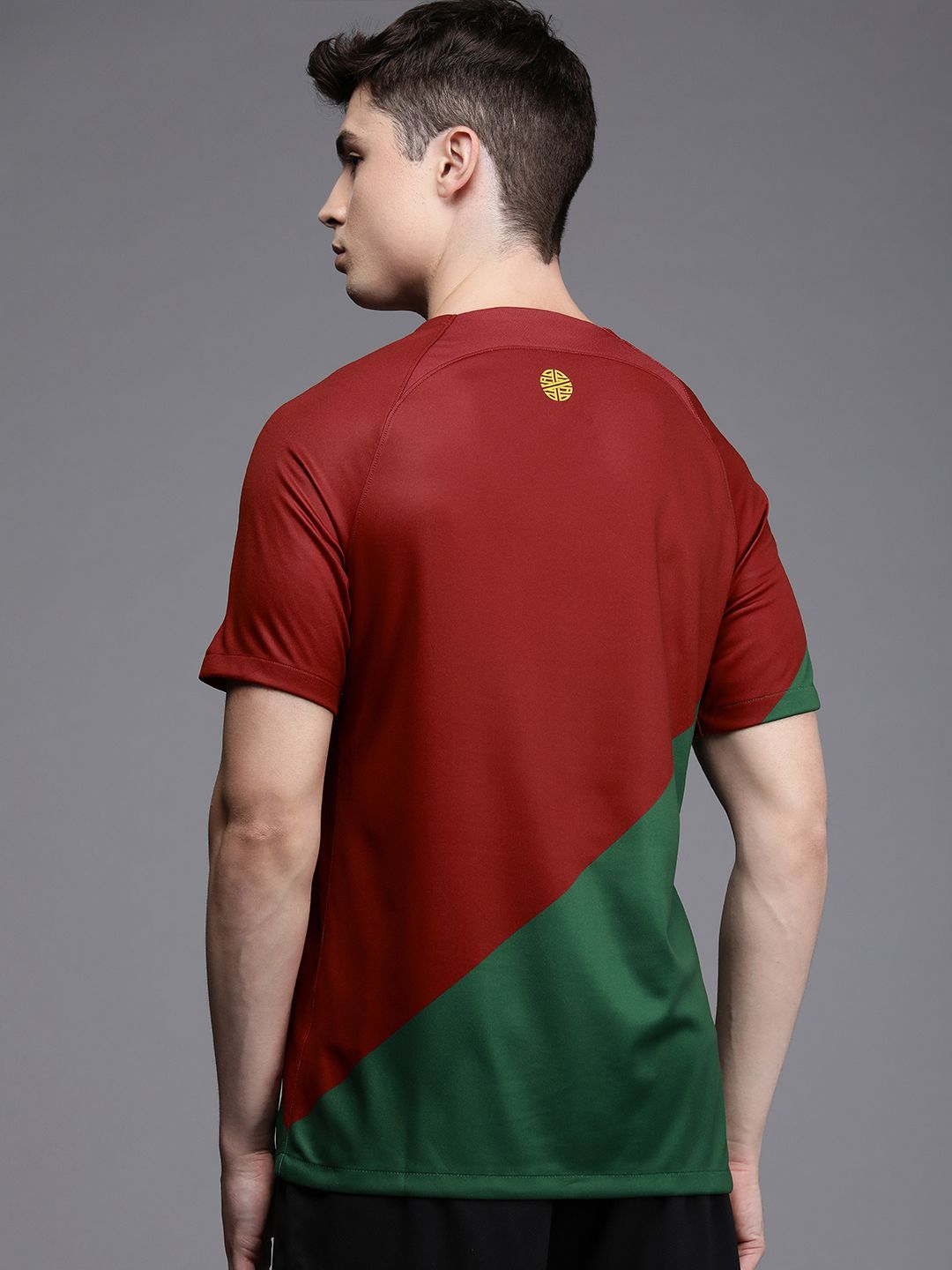 red and green nike shirt