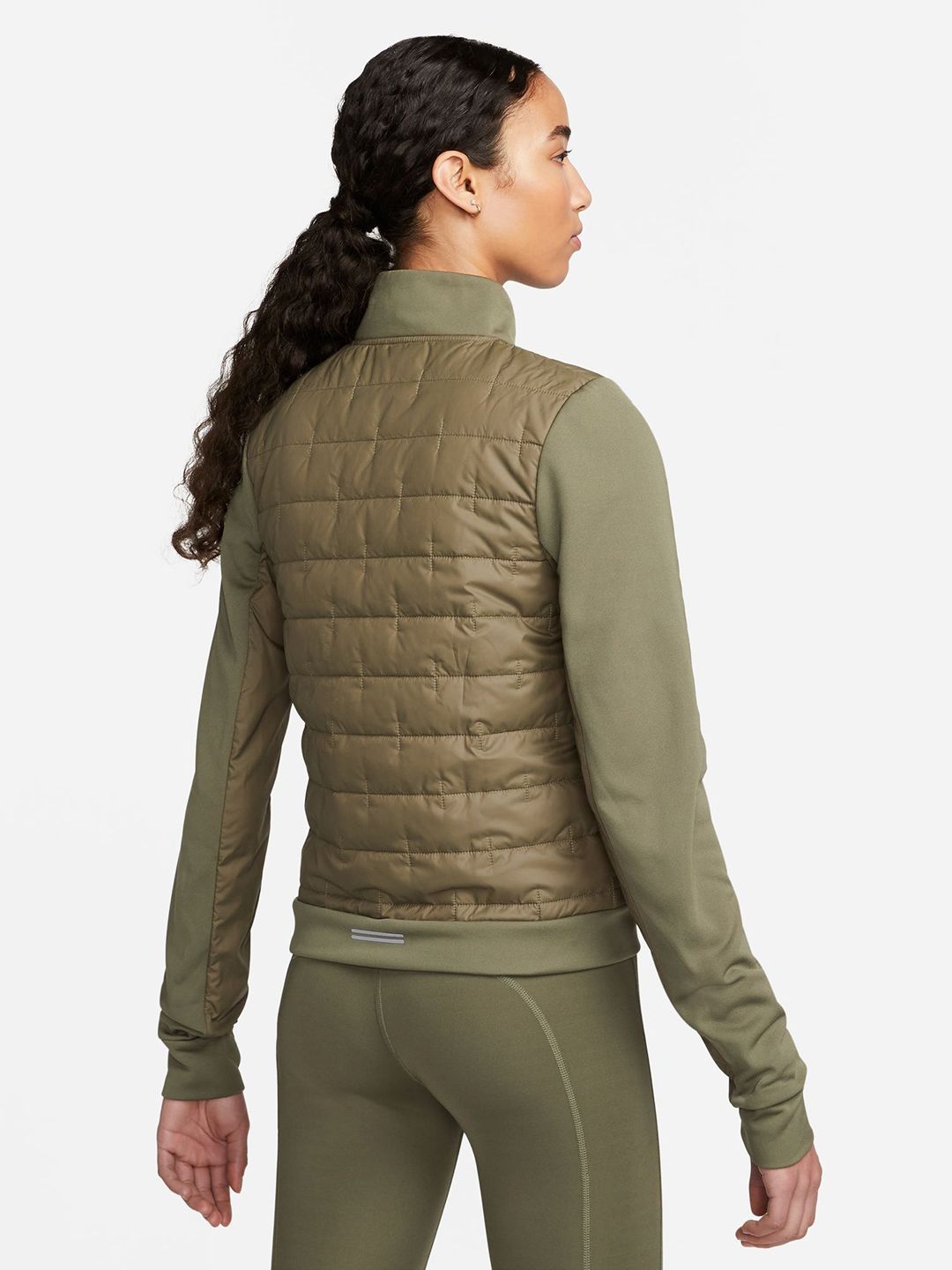 nike women's olive green jacket