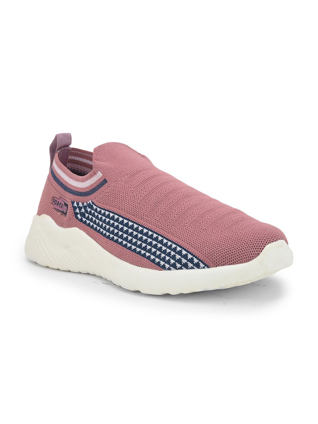 Liberty Women Pink Mesh Running Non-Marking Shoes Price in India