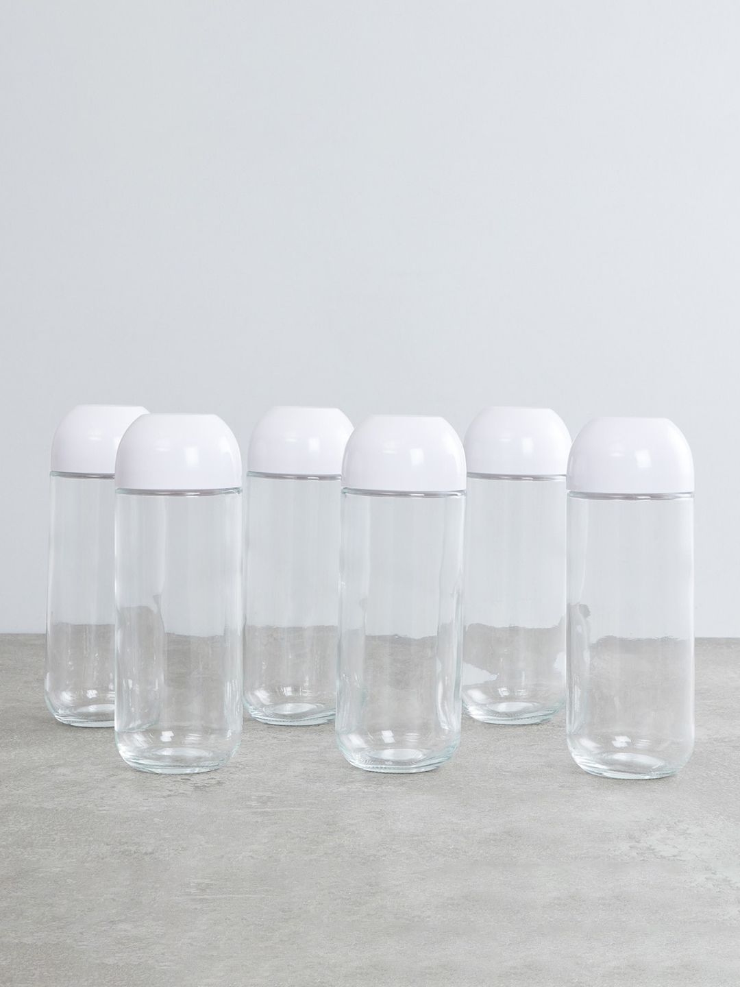 Home Centre Set Of 6 Transparent Glass Storage Set Price in India