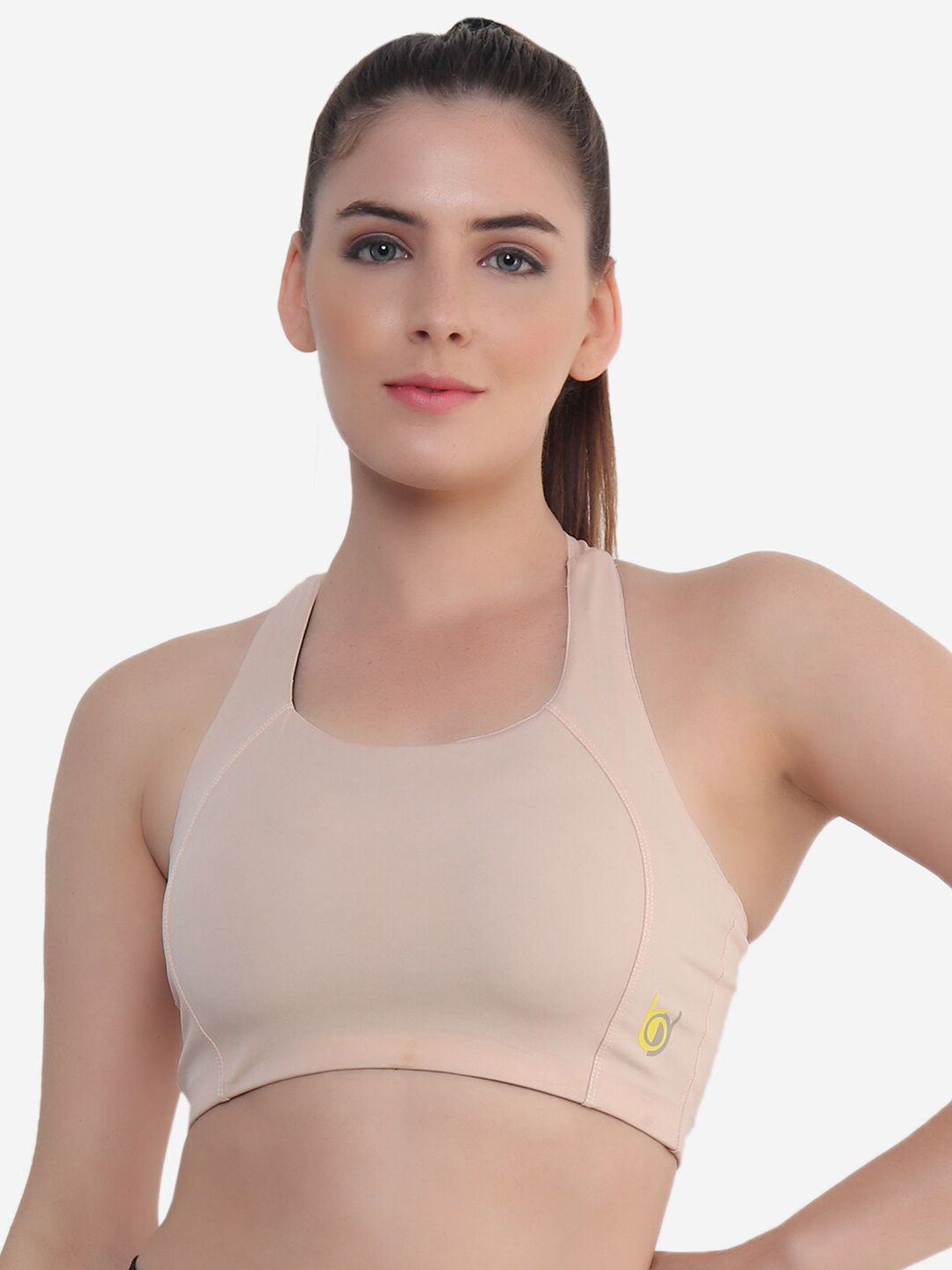 Beau Design Peach-Coloured Bra Price in India