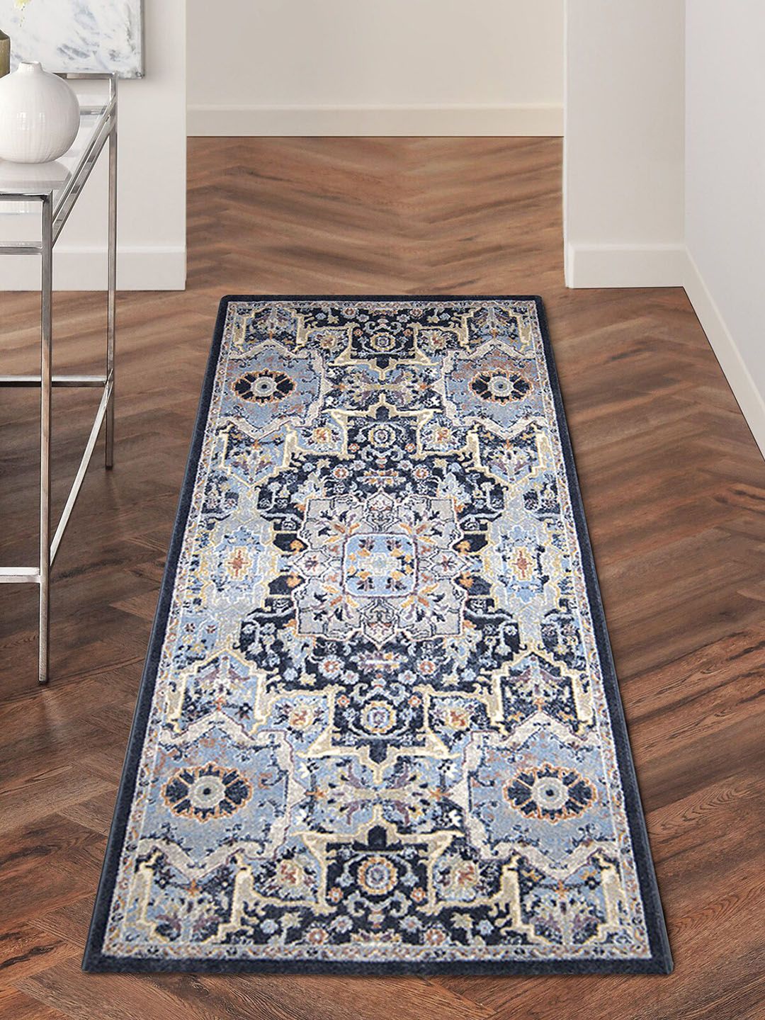 OBSESSIONS Blue Anti Static Floor Runner Price in India