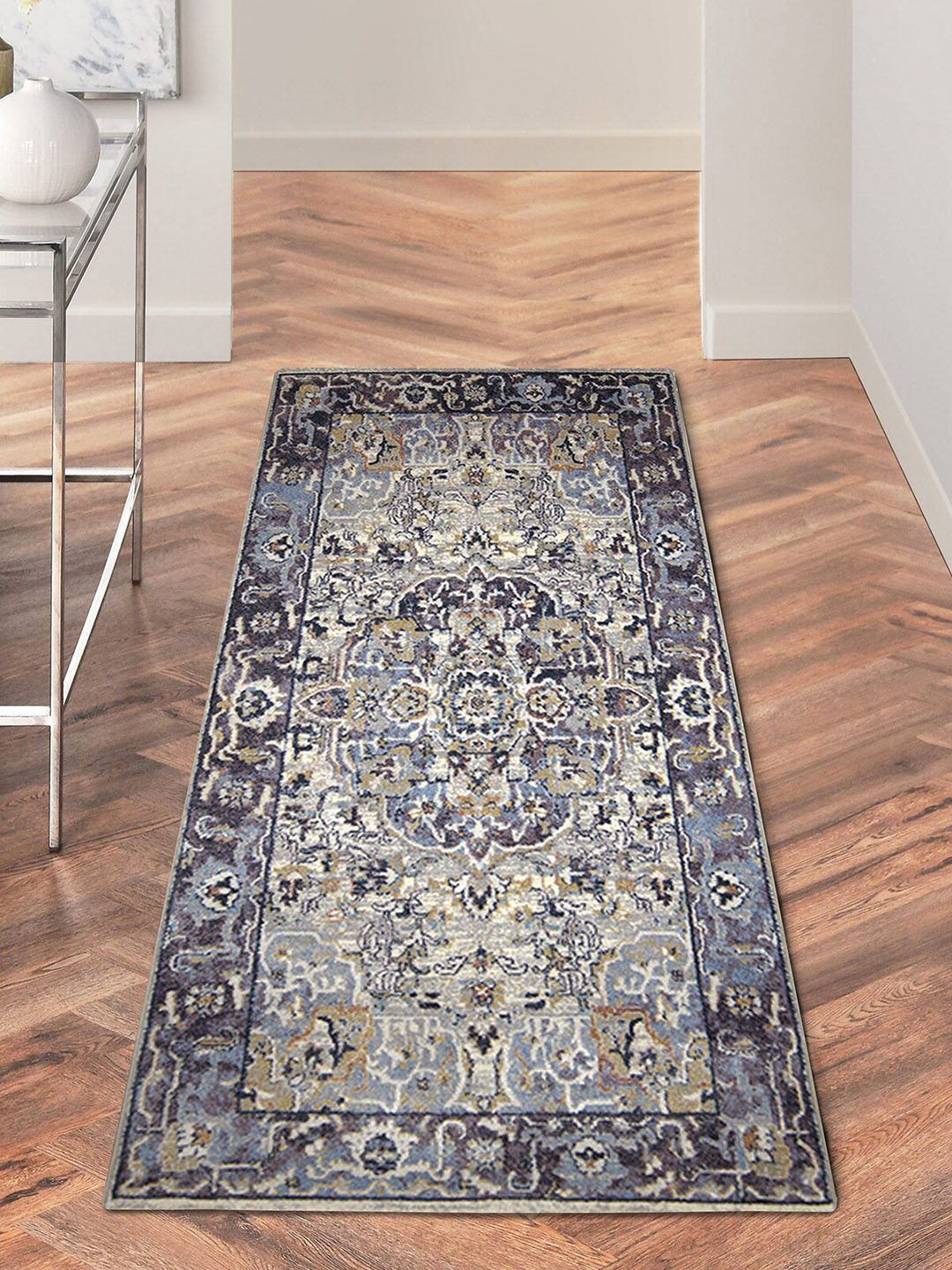 OBSESSIONS Purple Anti Static Floor Runner Price in India