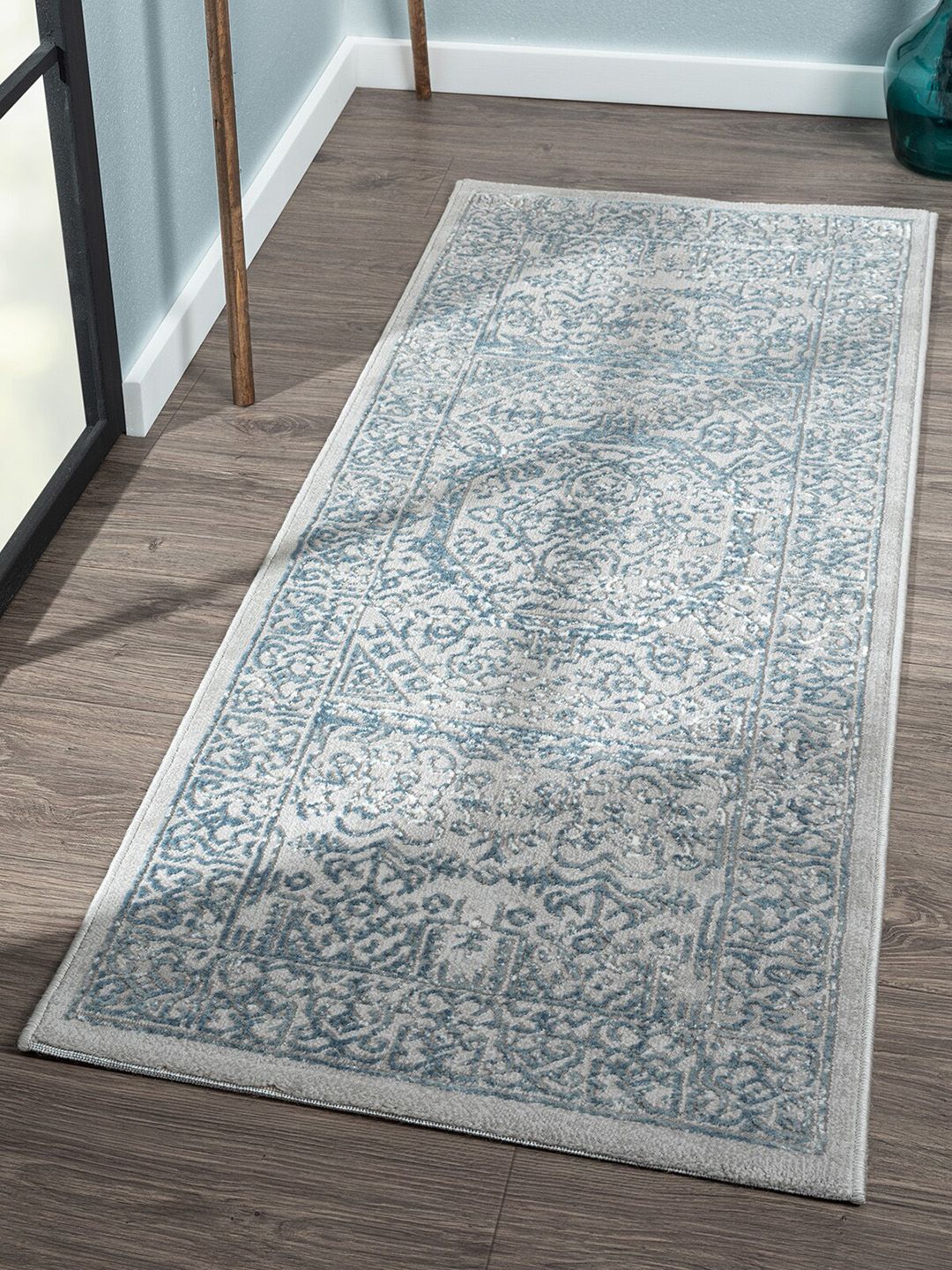 OBSESSIONS Grey Anti-static Floor Runner Price in India