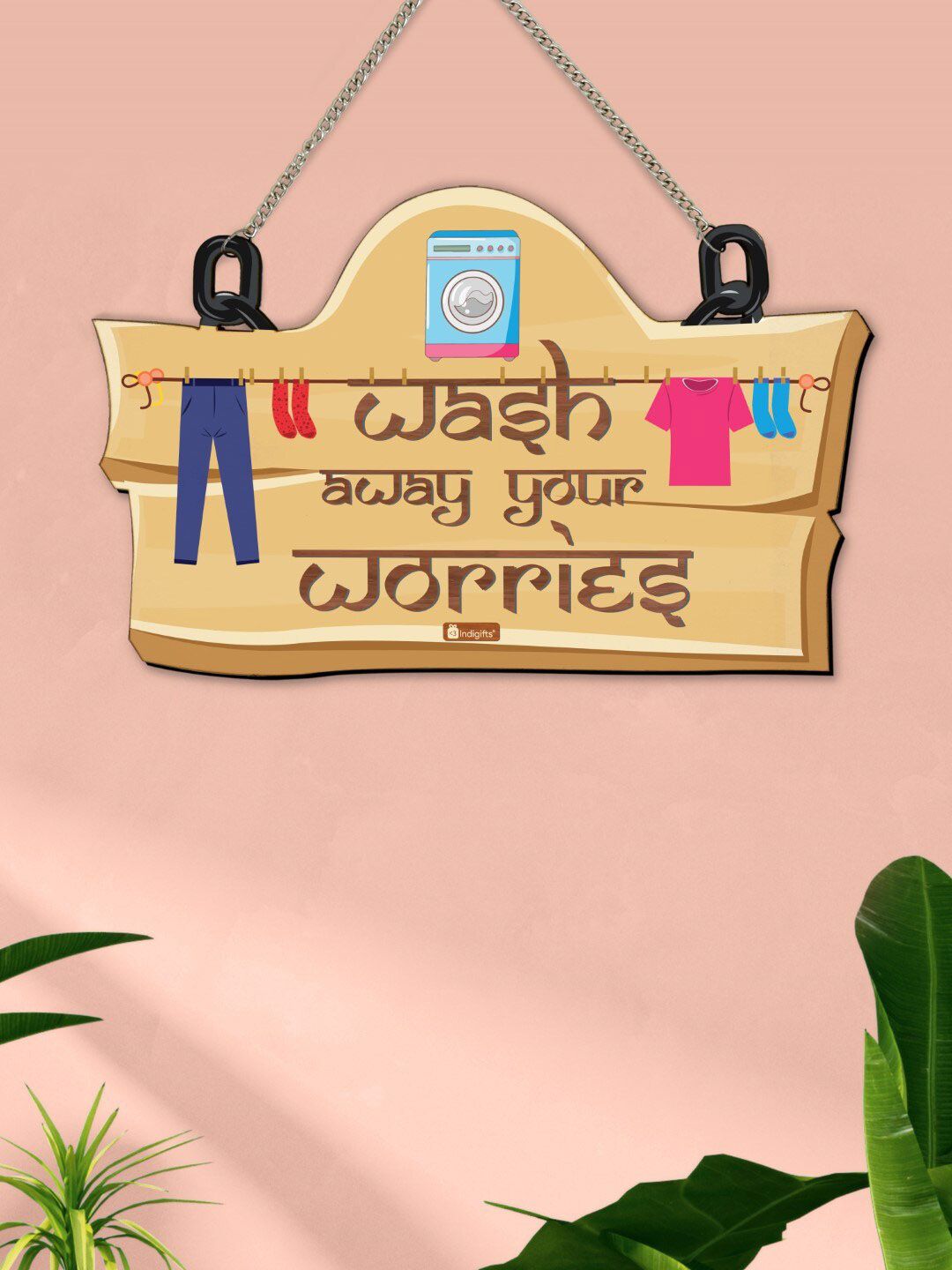Indigifts Beige Signboard Wall Hanging Price in India