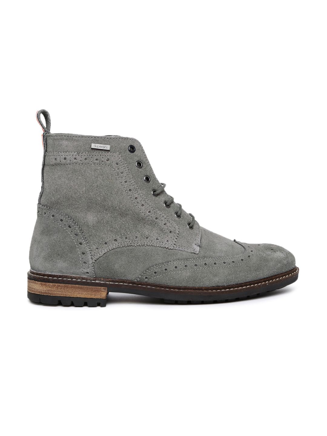 Superdry Chukka Boots in Gray and Orange Men main image 4