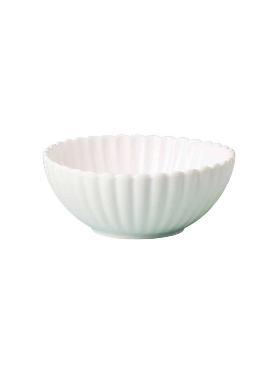 Nestasia White & 1 Pieces Textured Ceramic Glossy Bowls Price in India