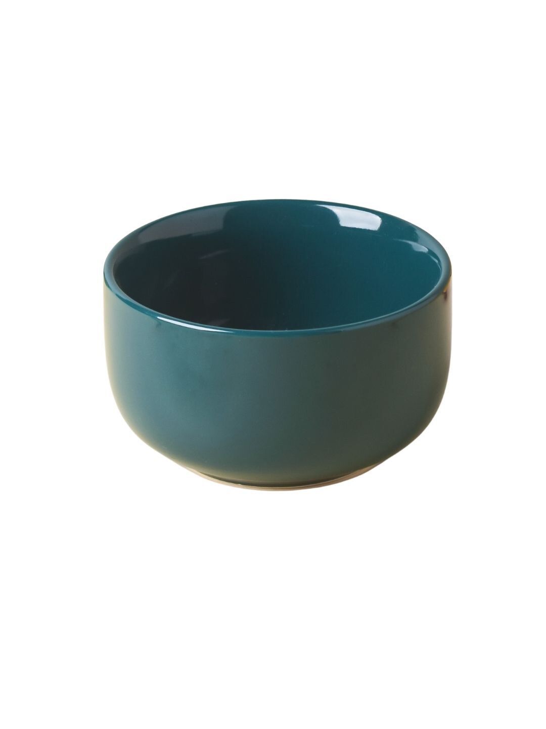 Nestasia Teal & 1 Pieces Ceramic Glossy Bowl Price in India