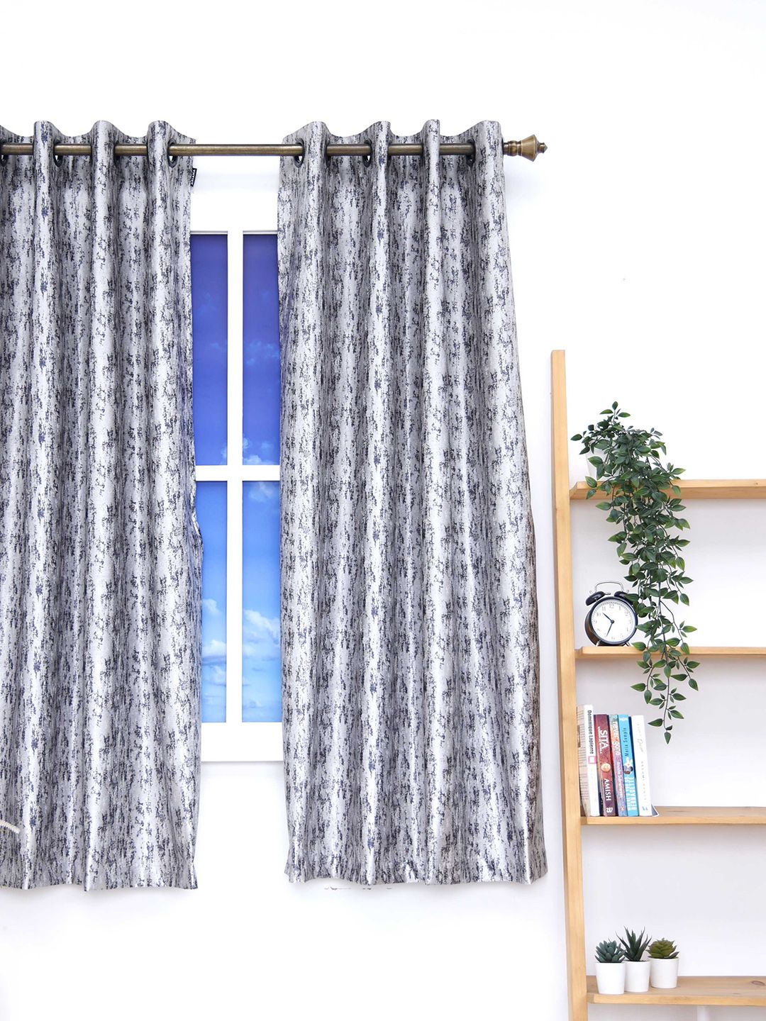 Ariana Black Out Window Curtain Price in India