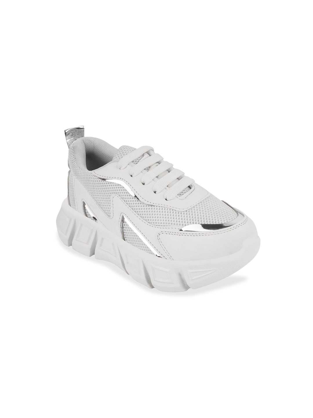 Shoetopia Women White Running Non-Marking Shoes Price in India