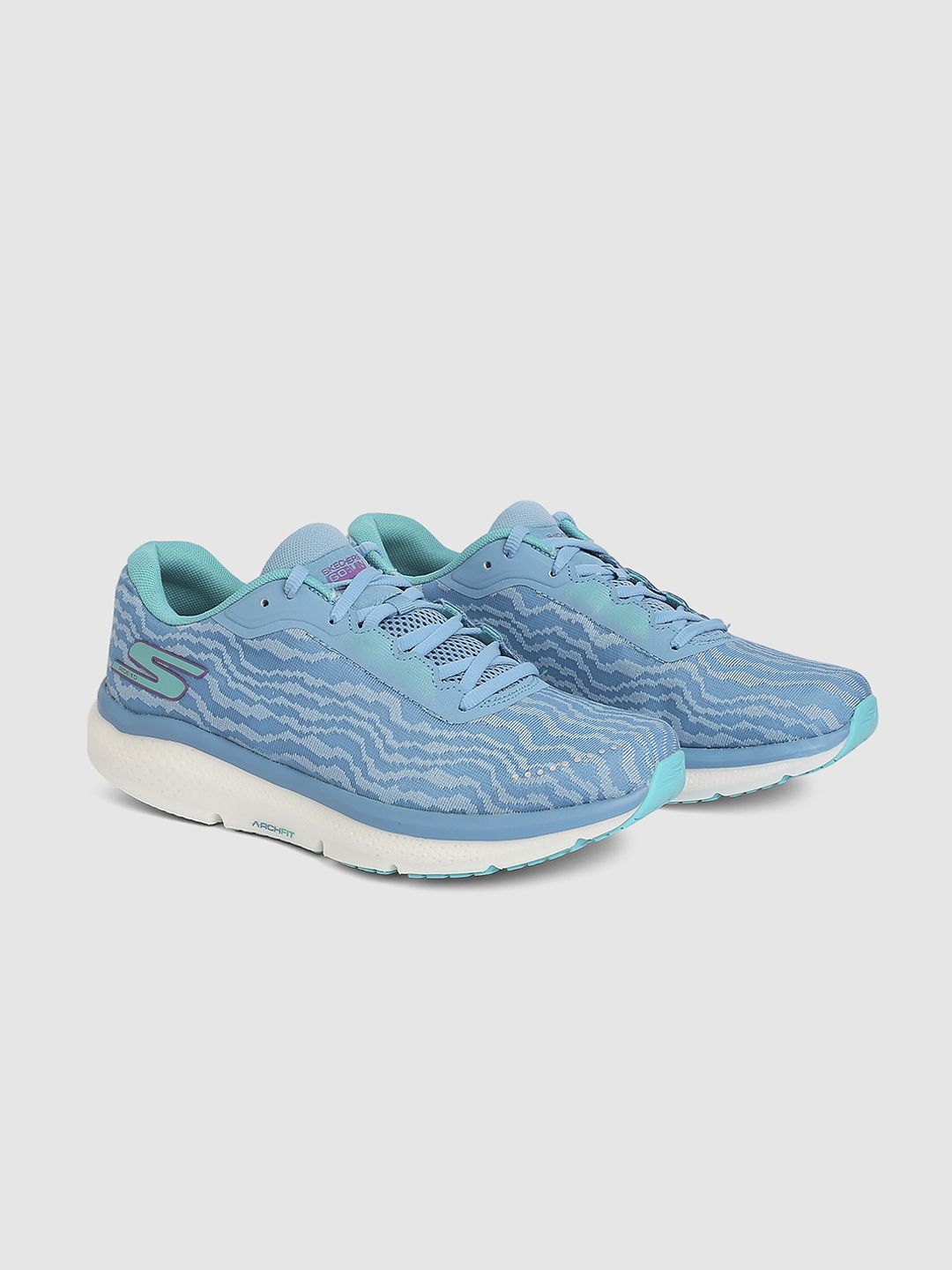 Skechers Women Blue GO RUN RIDE 10 Running Shoes