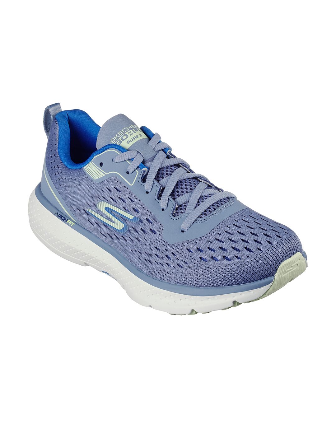 Skechers Women Go Run Pure 3 Grey Running Non-Marking Shoes