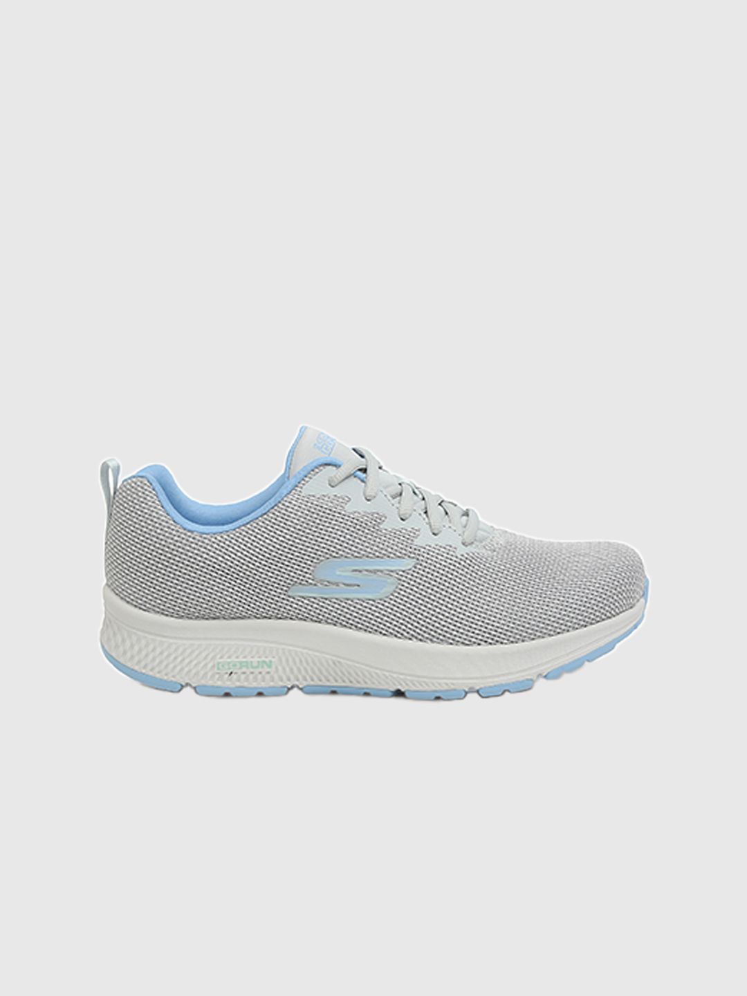 Skechers Go Run Consistent Women Grey Mesh Sports Shoes