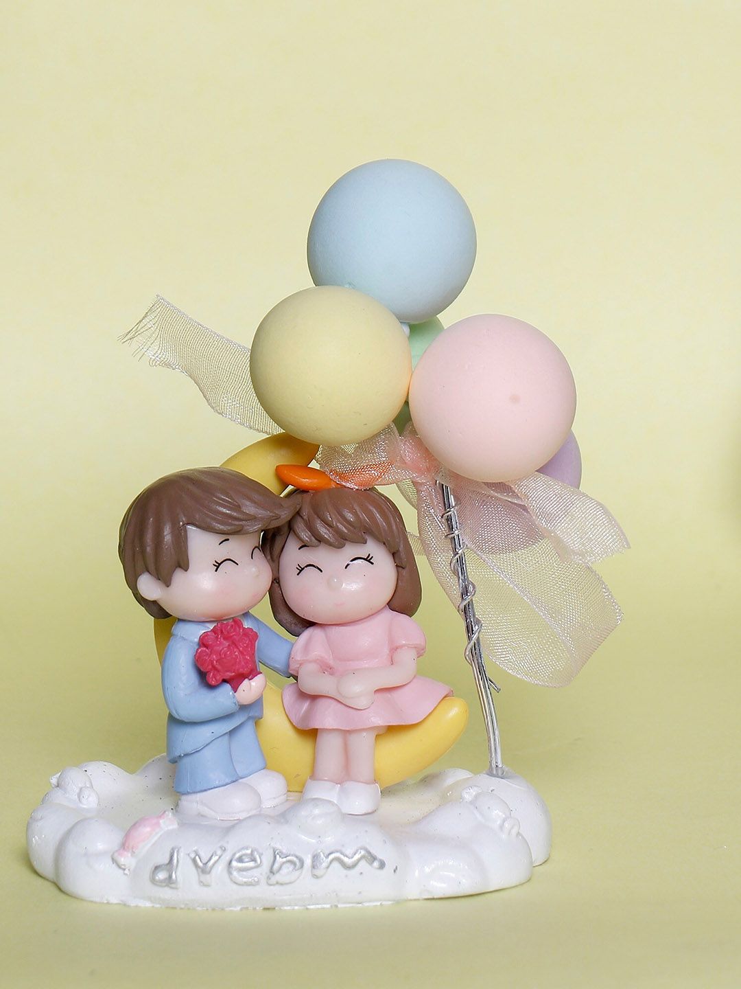 CHOCOZONE Pink & Blue Couple Showpiece Gifts Price in India