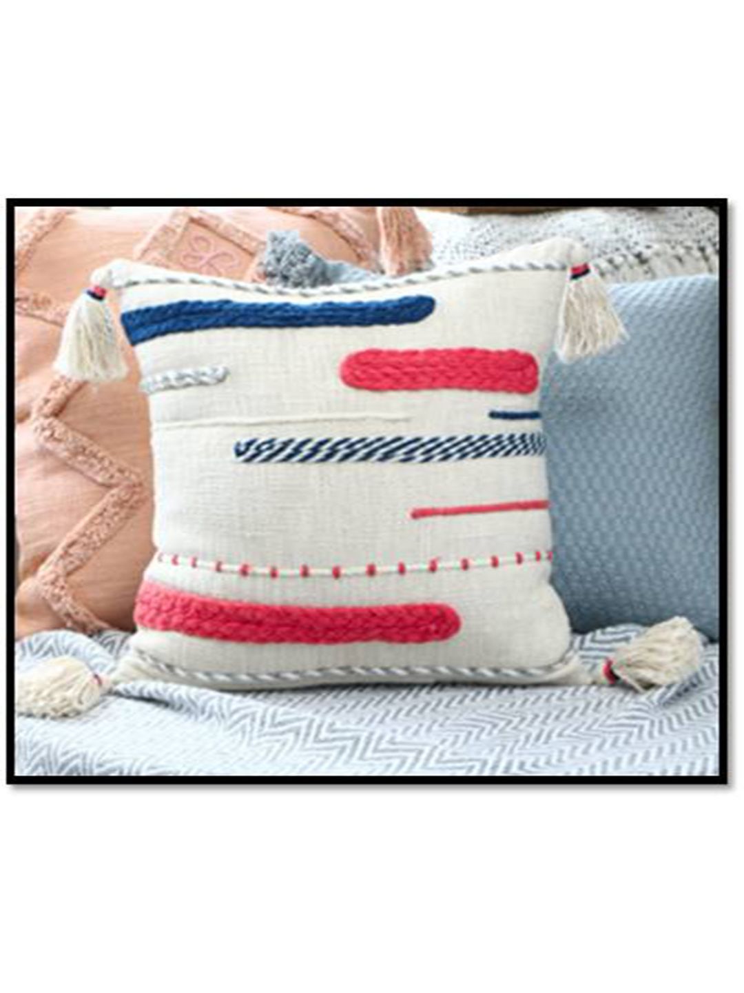 HERE&NOW Square Cushion Covers Price in India
