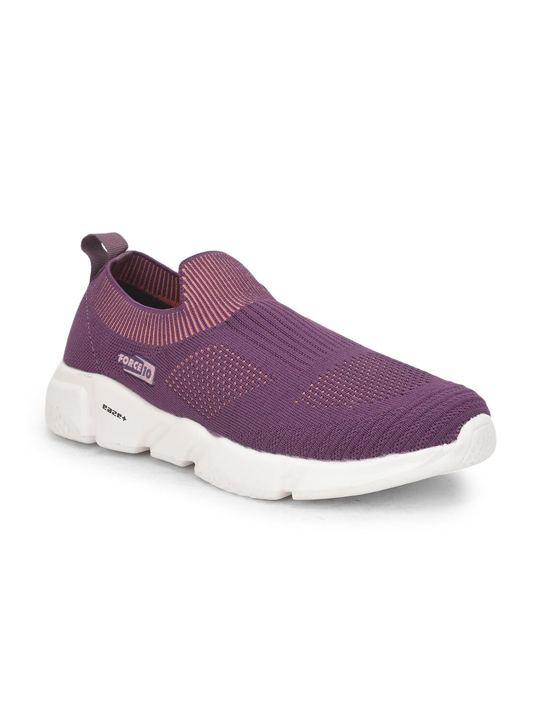 Liberty Women Purple Mesh Walking Non-Marking Shoes Price in India