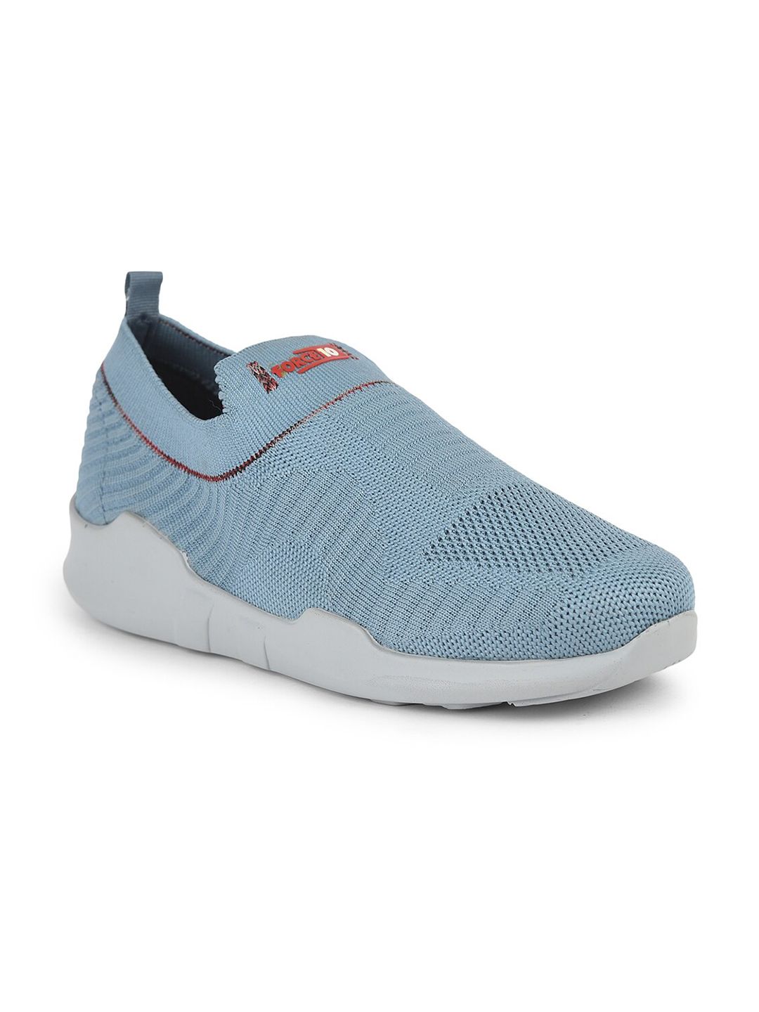 Liberty Women Blue Mesh Walking Non-Marking Shoes Price in India