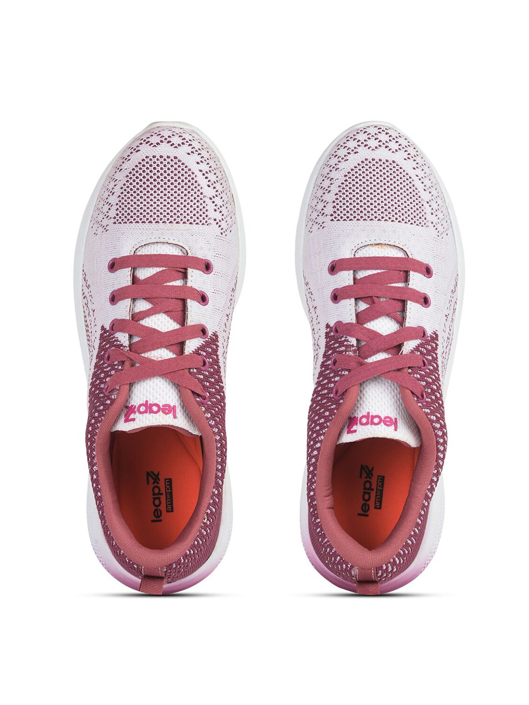 Liberty Women Pink Mesh Walking Non-Marking Shoes Price in India