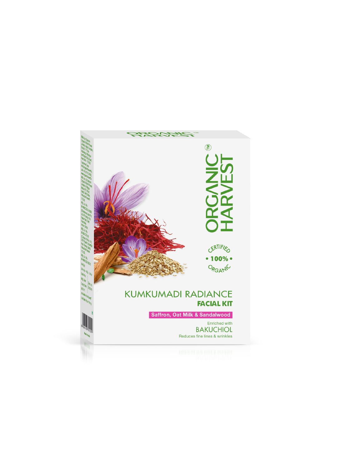 Organic Harvest Kumkumadi Radiance Facial Kit with Saffron & Sandalwood Extract