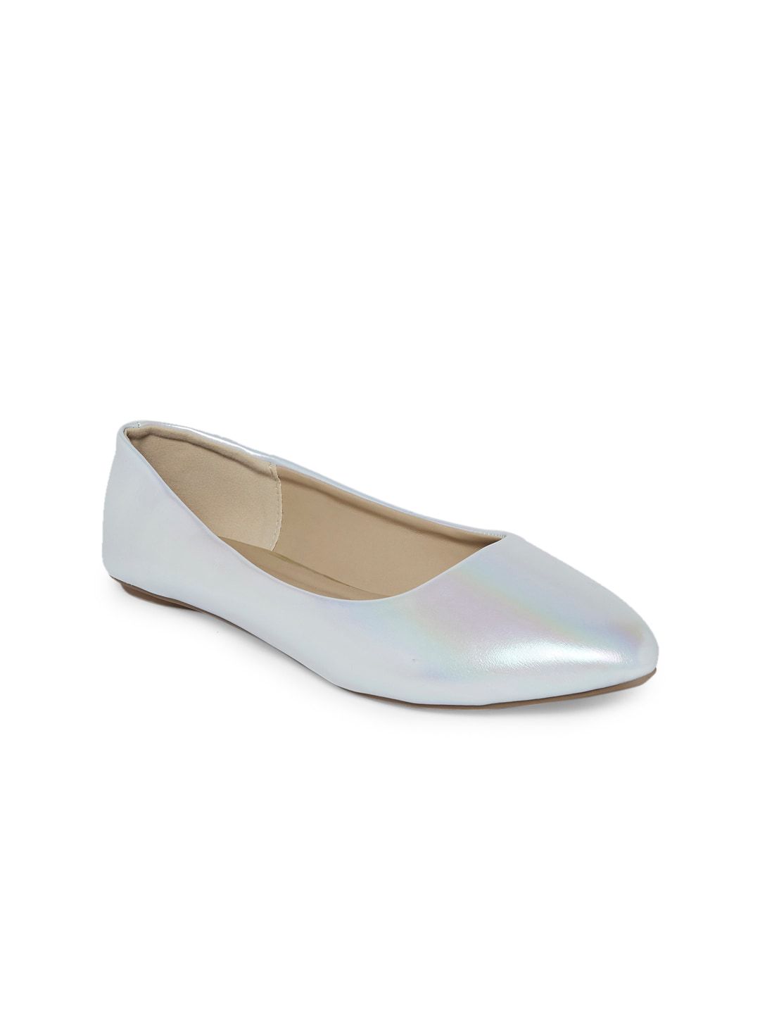 Forever Glam by Pantaloons Women White Flatforms Shoes Price in India