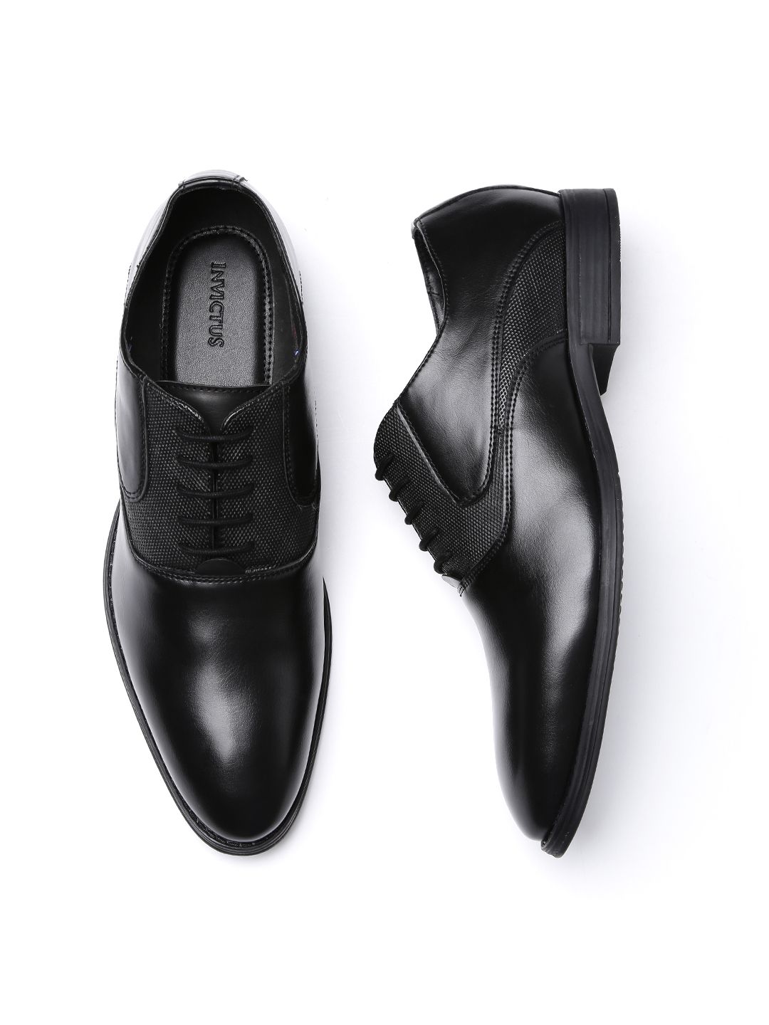 INVICTUS Men Black Formal Shoes