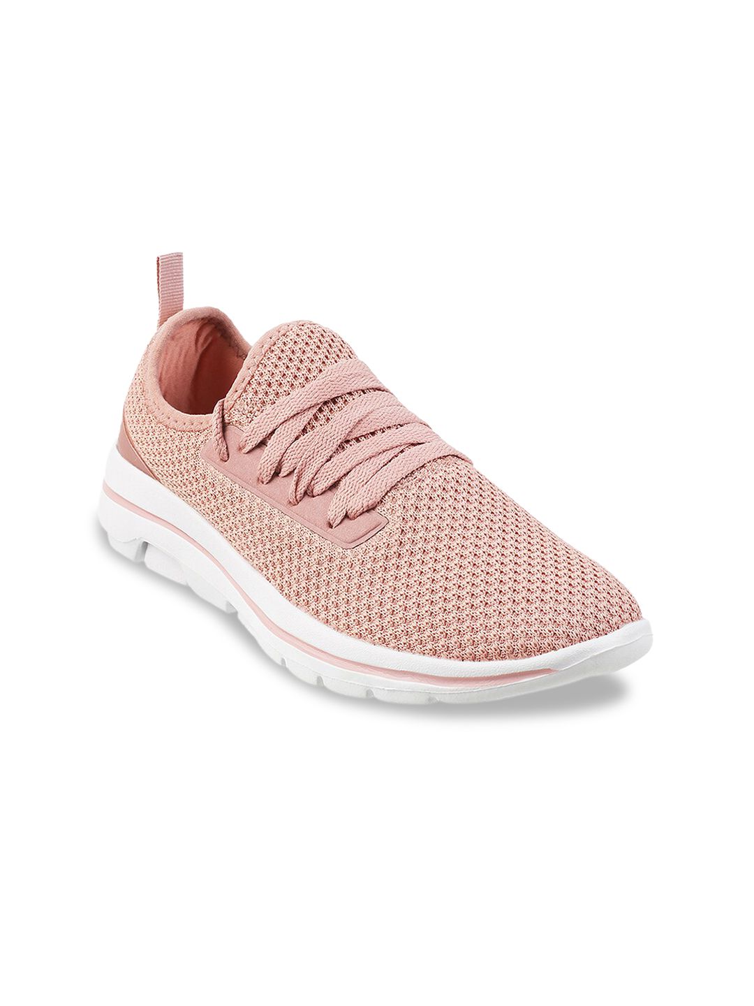 ACTIV Women Pink & White Textured Synthetic Sneakers Price in India
