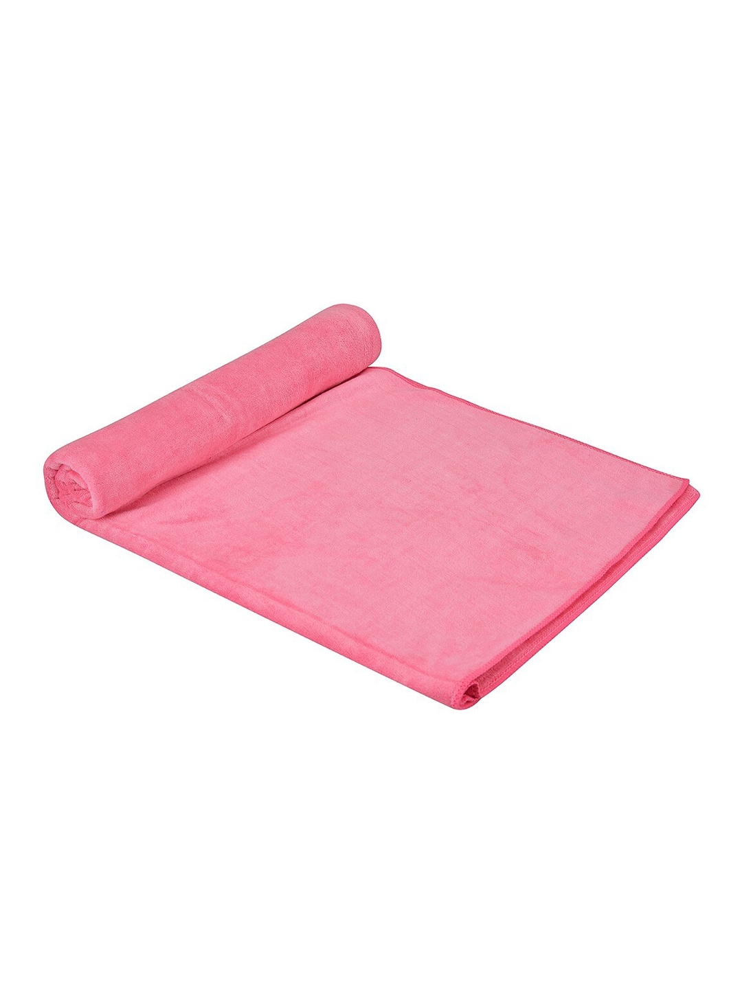 Black Gold Pink Solid 400 GSM Bath Towels Price in India