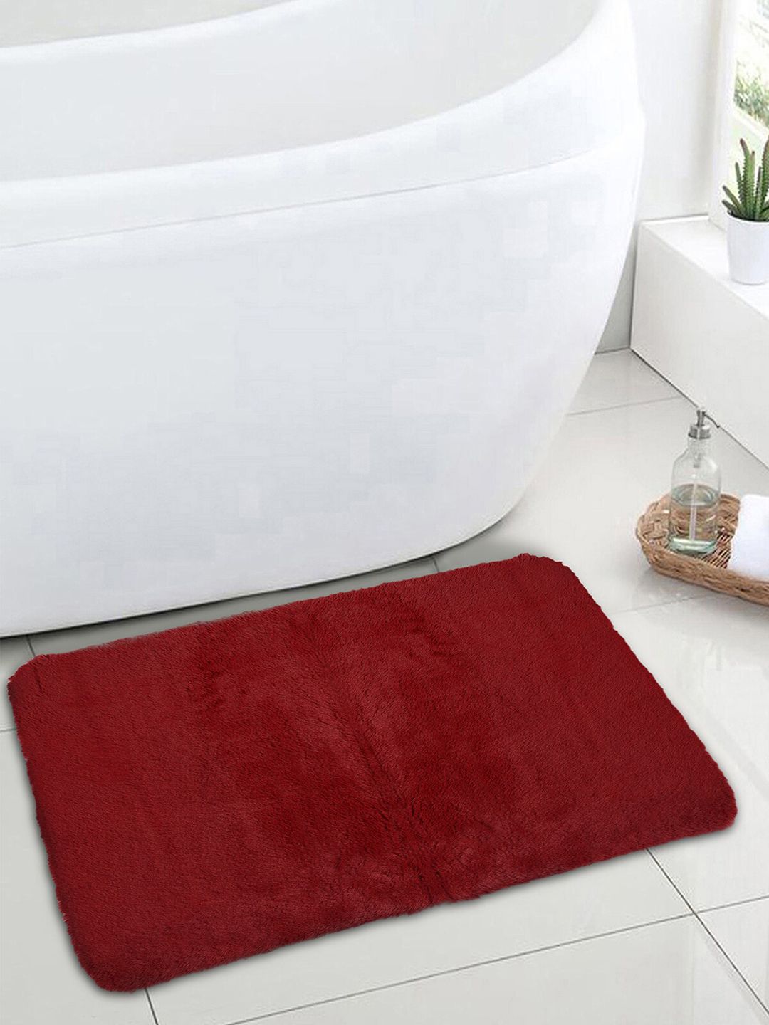 OBSESSIONS Solid Polyester 1000GSM Bath Rugs Price in India