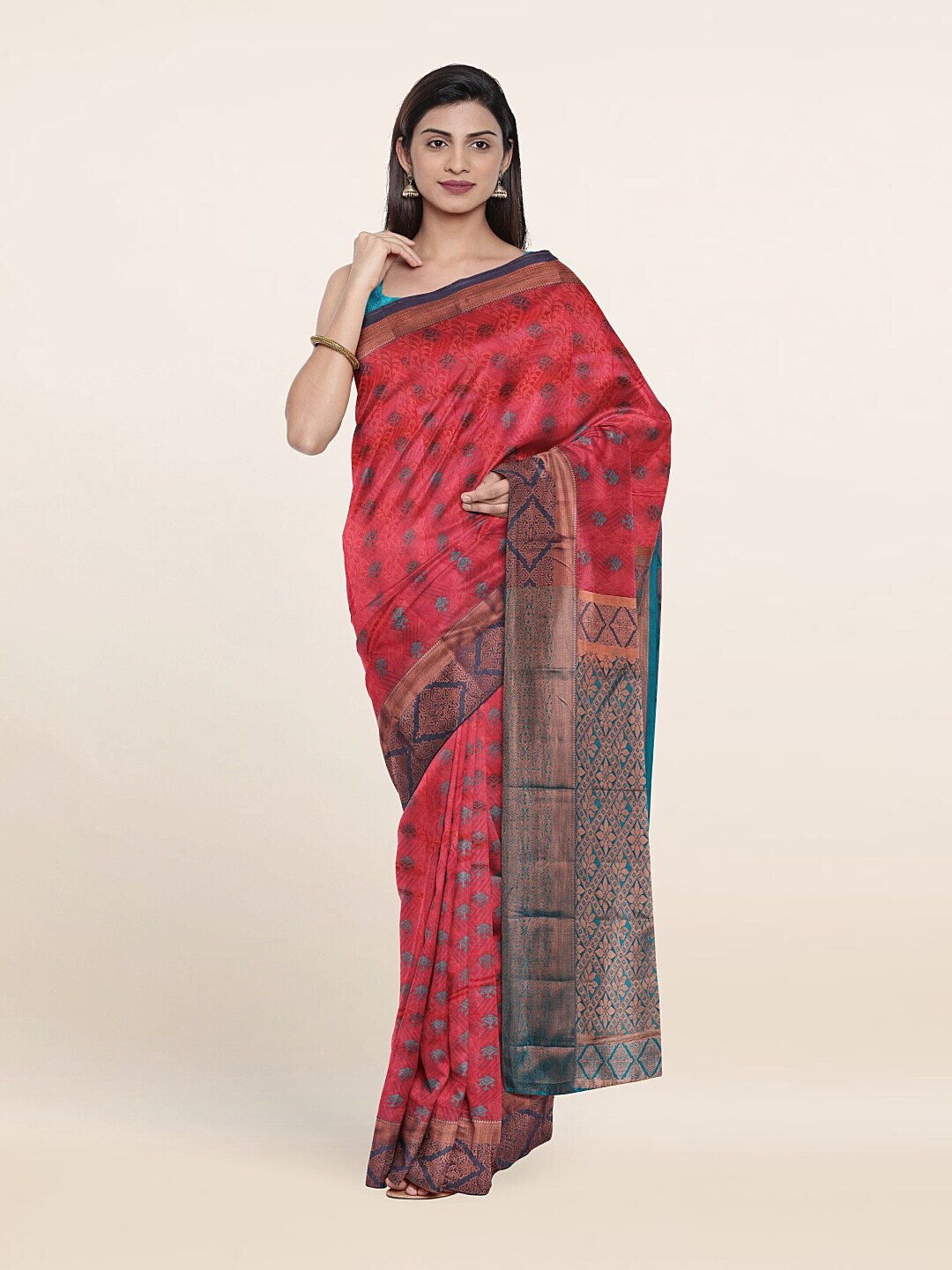 Pothys Zari Pure Silk Saree Price in India