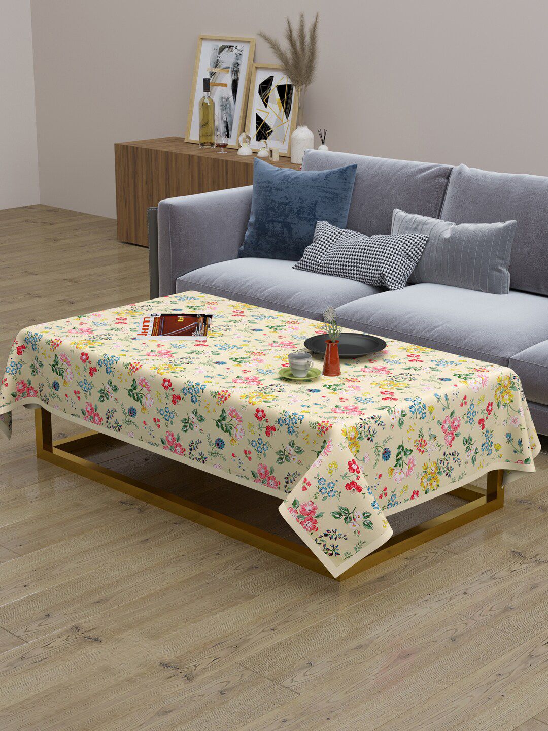 Gulaab Jaipur Printed Cotton Table Cover Price in India