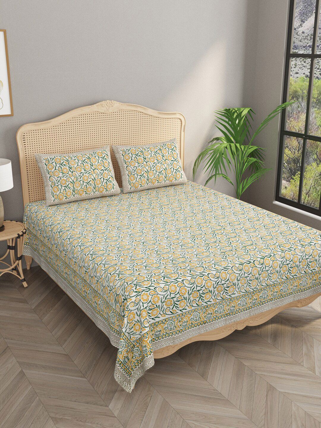 Gulaab Jaipur Handblocked Printed Bed Covers Price in India