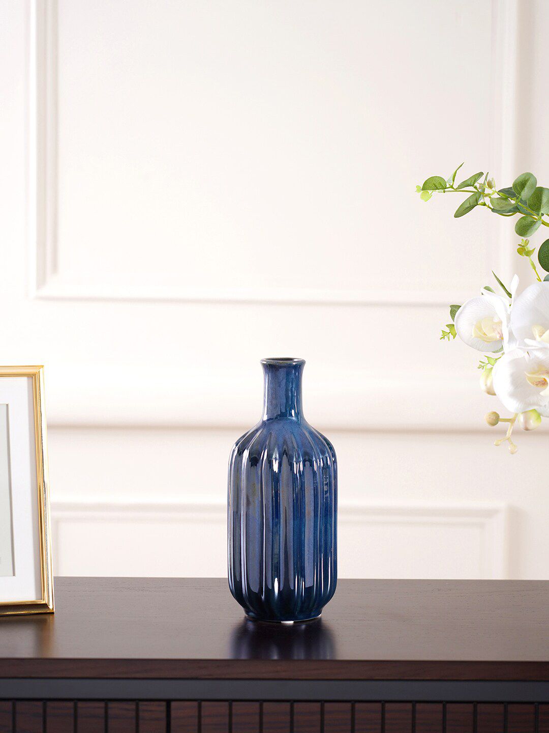 Pure Home and Living Sapphire Linear Large Vases Price in India