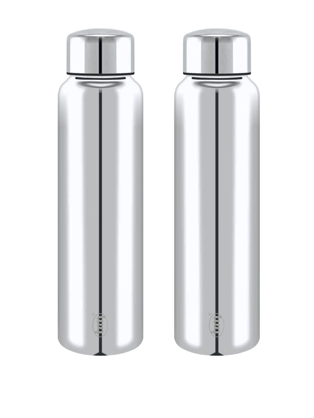 TRM Pack of 2 Stainless Steel 900ml  Water Bottle Price in India
