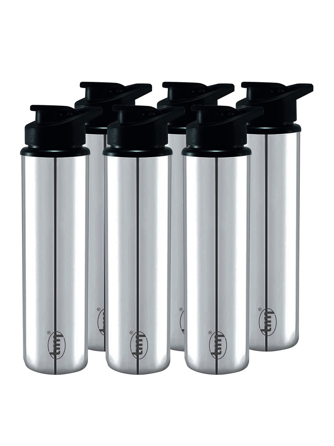 TRM Set Of 6 Solid Stainless Steel Water Bottle 900 ml Price in India