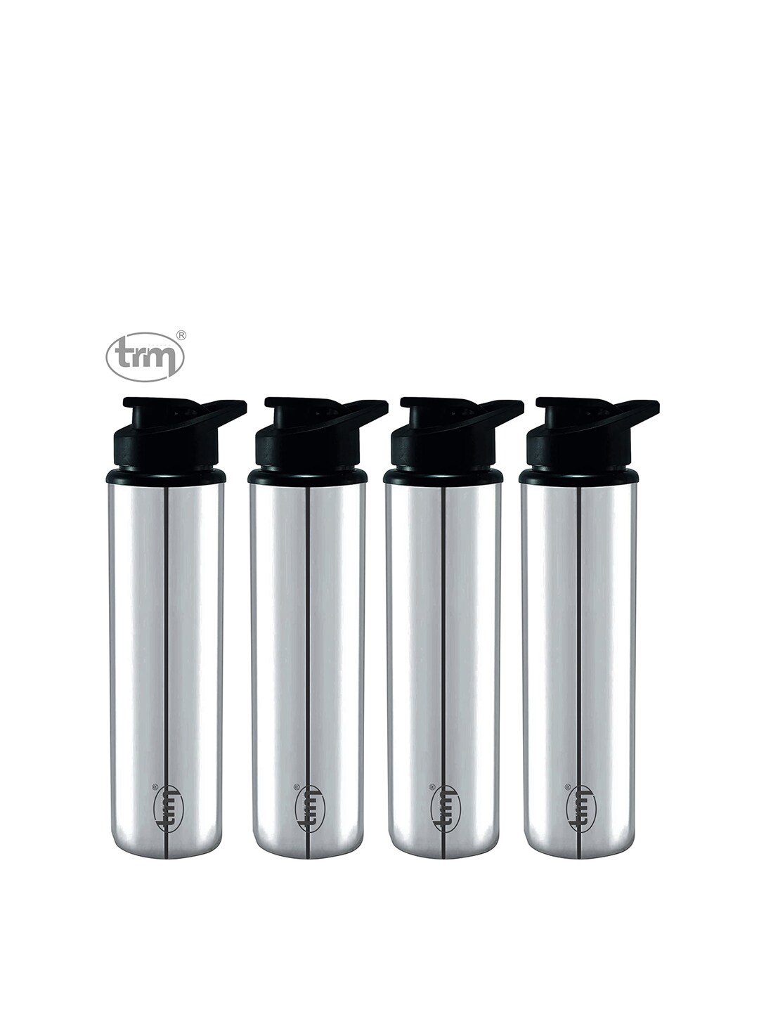 TRM Set Of 4 Solid Water Bottle Price in India